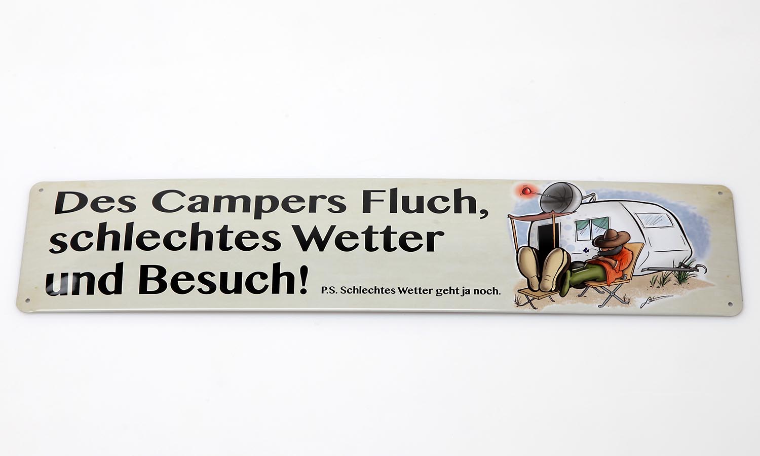 Deko Blechschild / Camper
