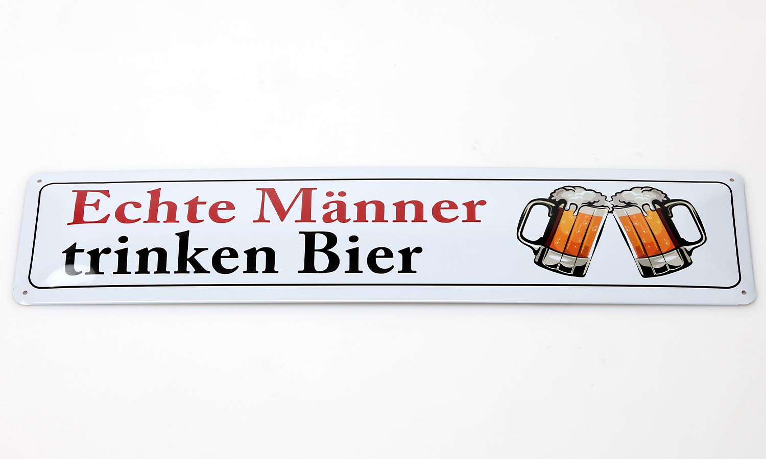 Deko Blechschild / Echte Männer trinken Bier