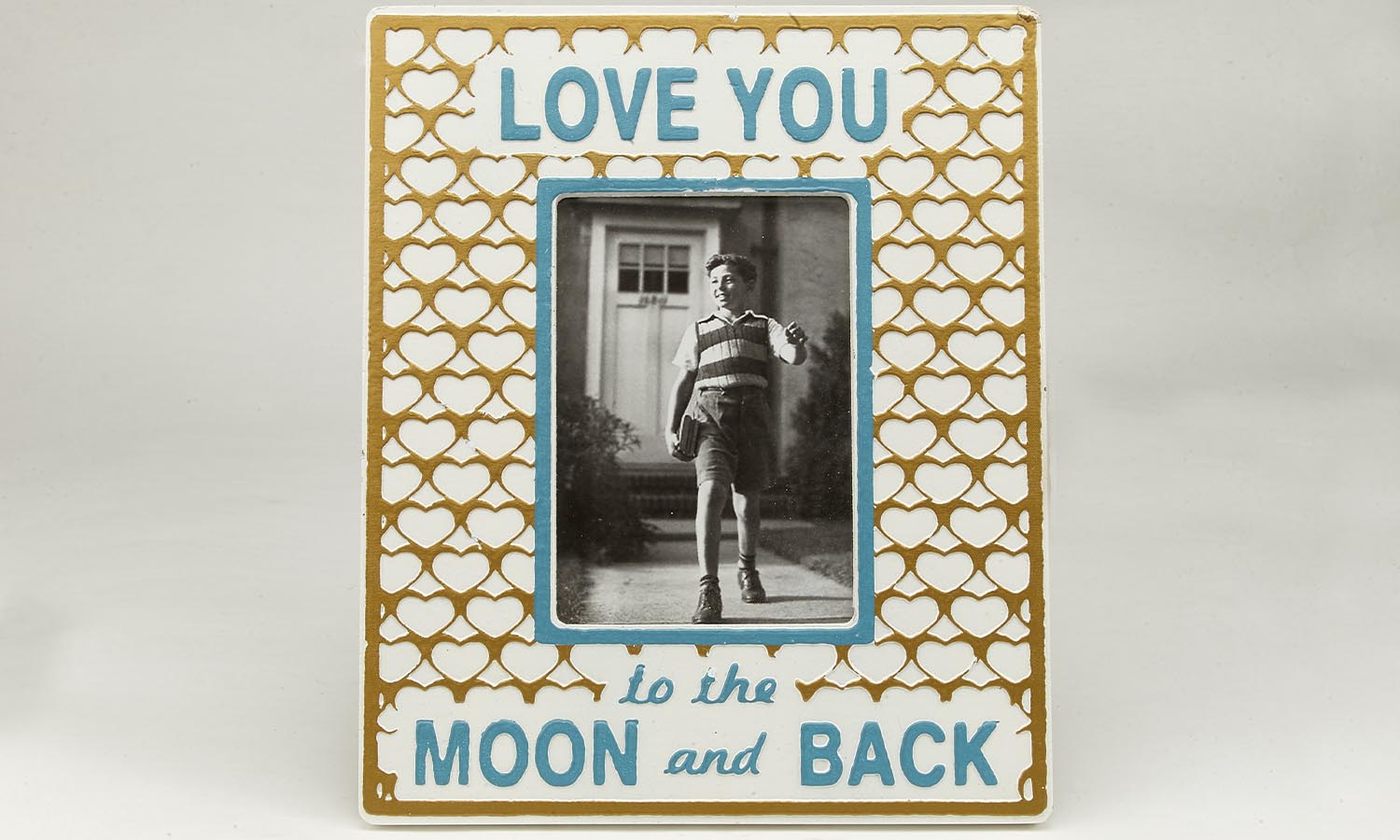 Deko Holzrahmen "Love you to the moon..."  13 x 18 cm    